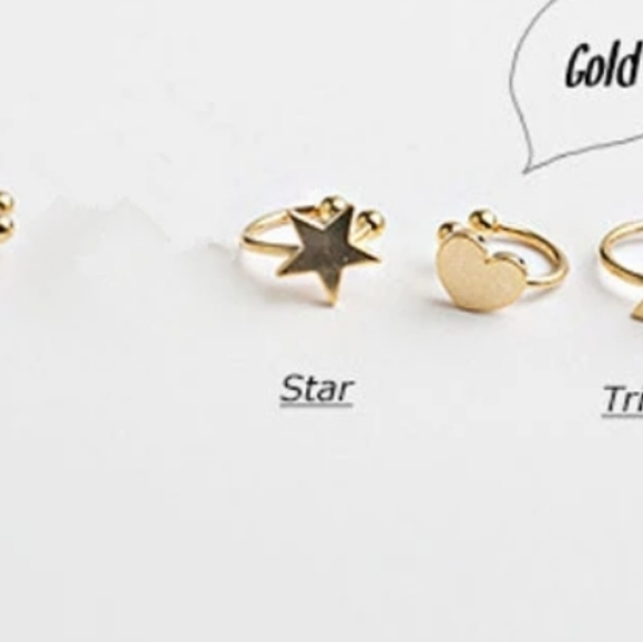 XHaleyxx Star Cuff Earring Gold - Picture 2 of 5